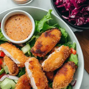 Crispy Chicken Salad