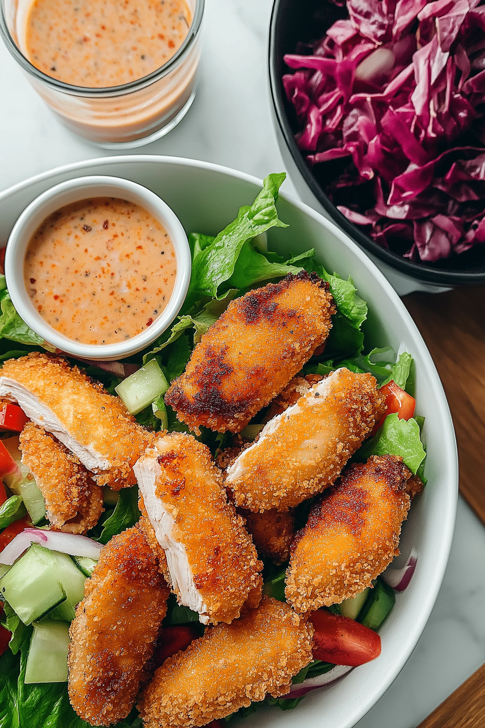 Crispy Chicken Salad