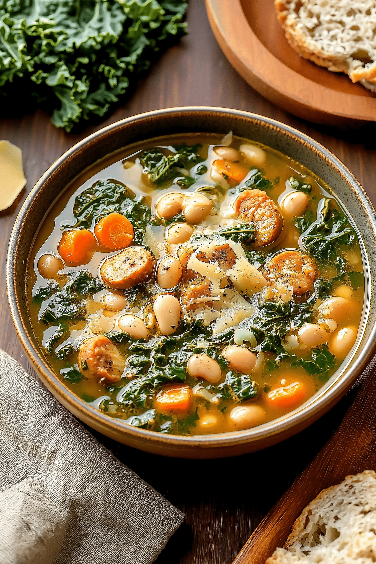 Sausage Kale White Bean Soup