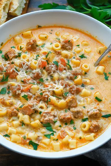 Creamy Italian Sausage Soup