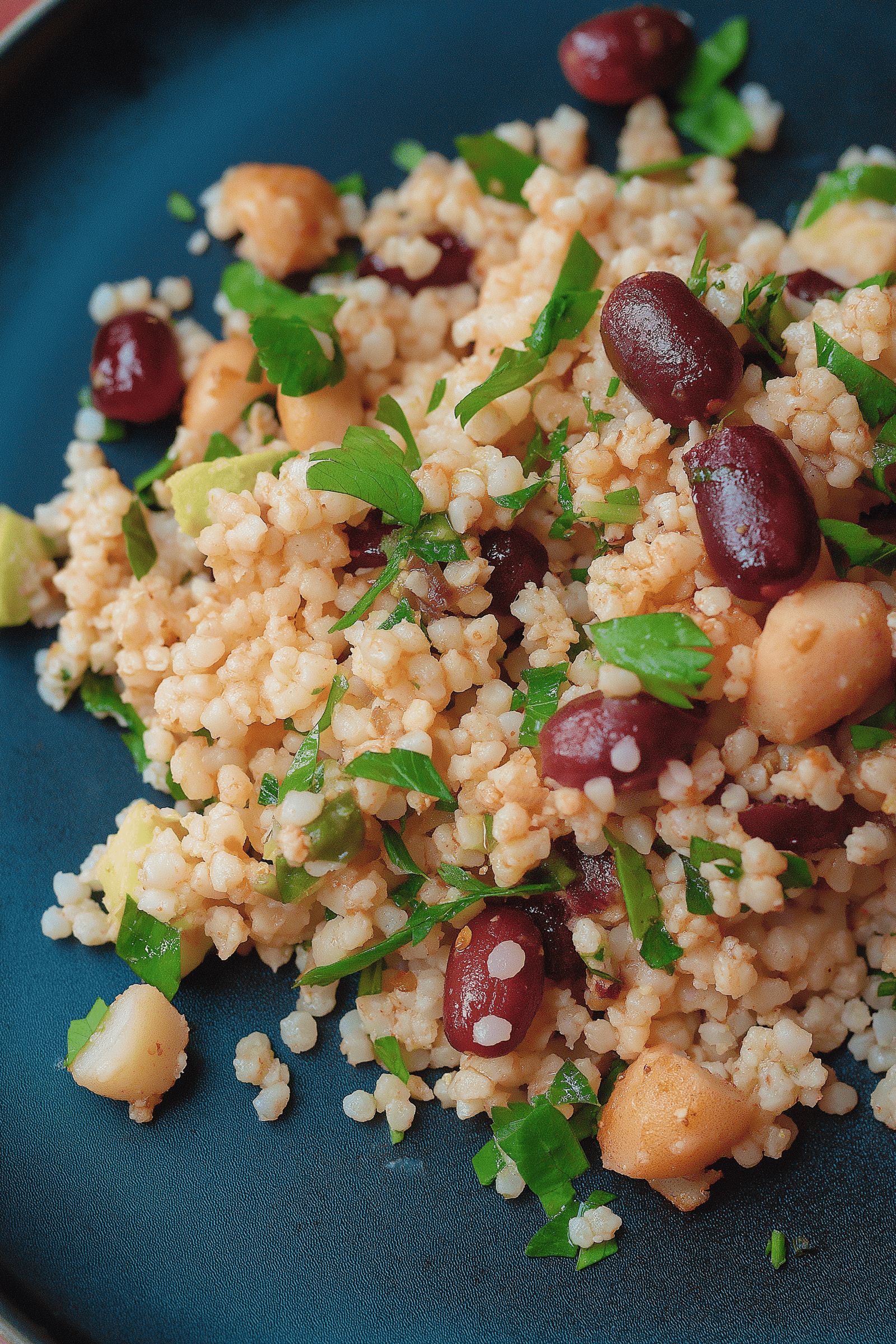 Bulgur Cherry Walnut Salad