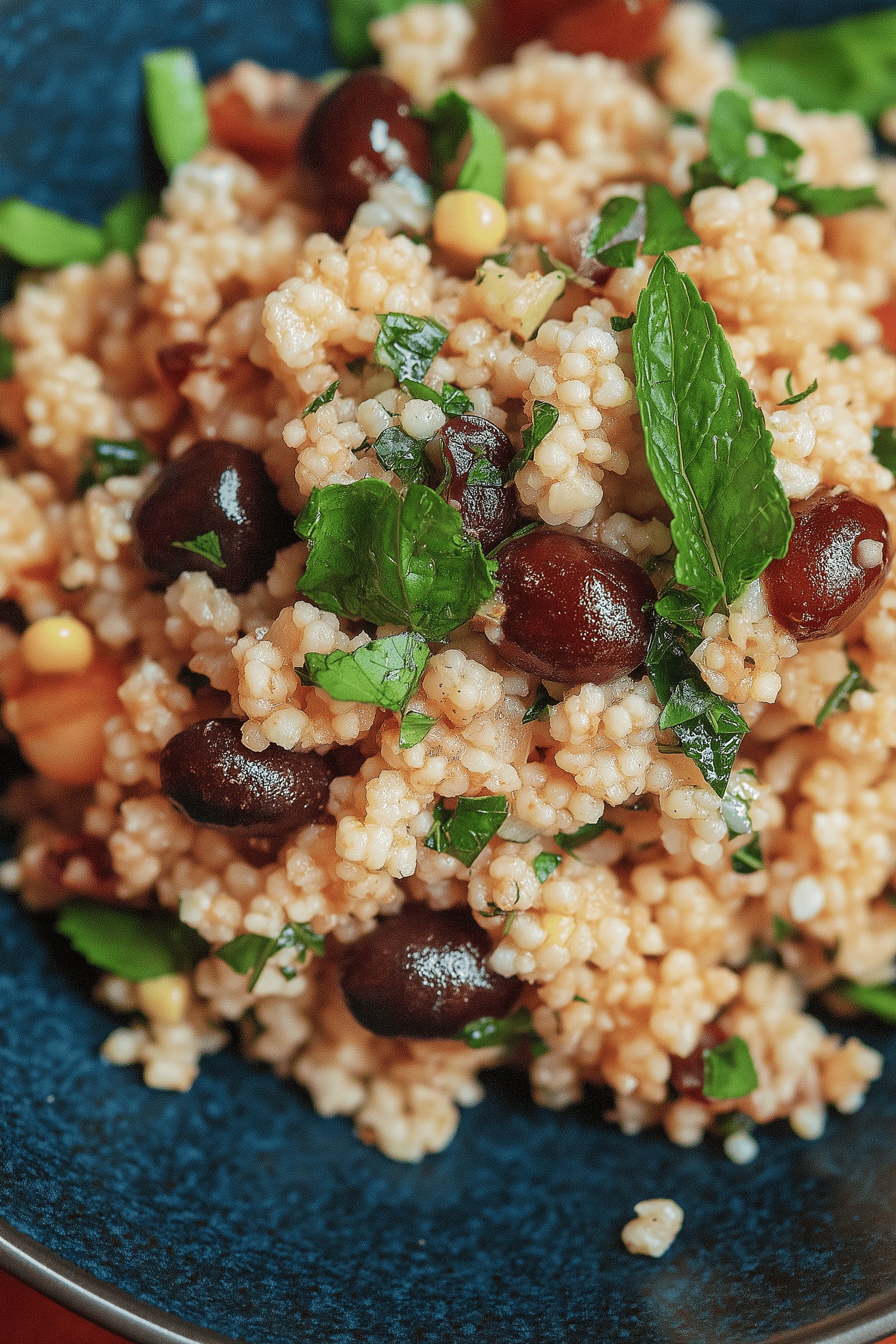 Bulgur Cherry Walnut Salad