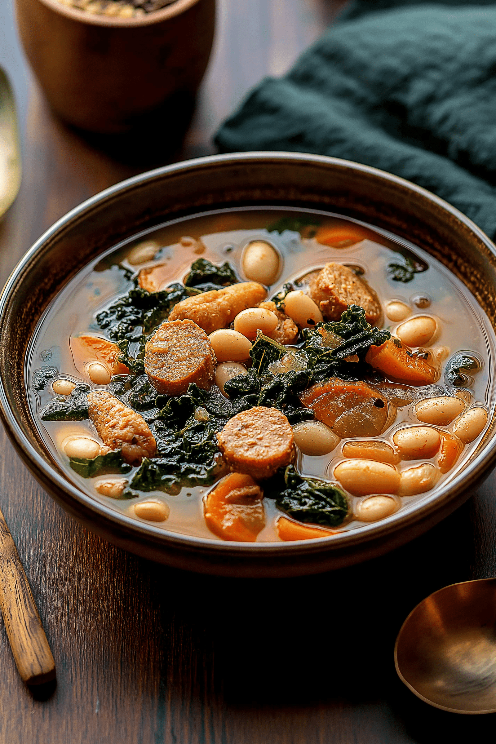 Sausage Kale White Bean Soup