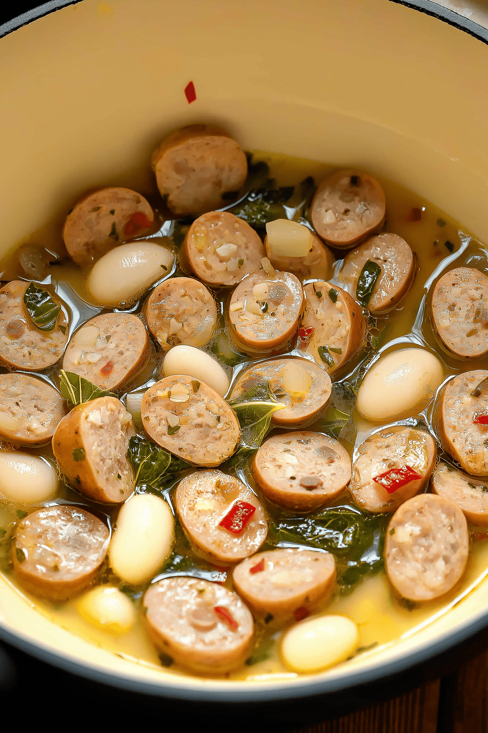 Sausage Kale White Bean Soup