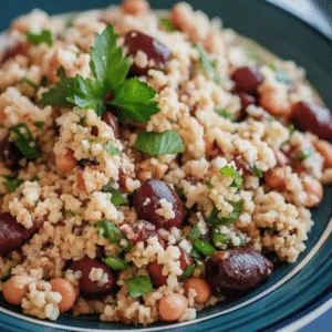 Bulgur Cherry Walnut Salad