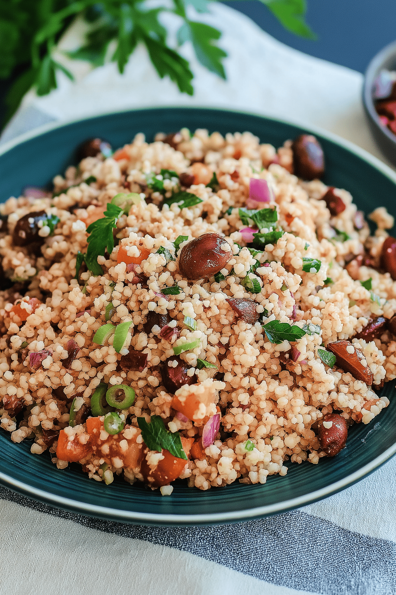 Bulgur Cherry Walnut Salad