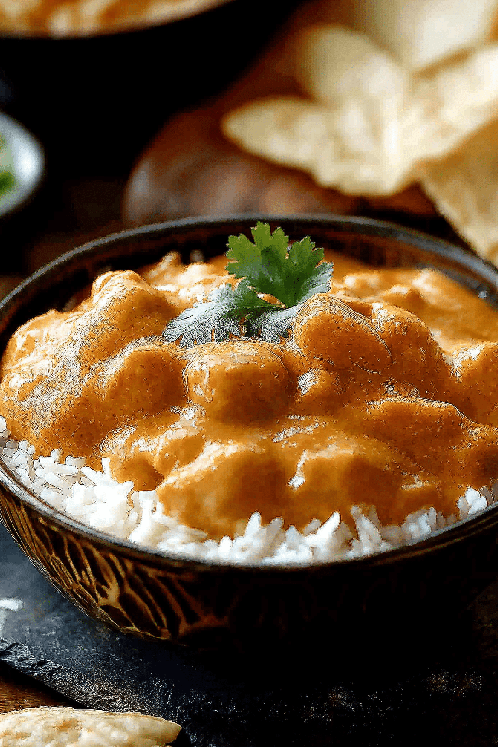 what to serve with butter chicken