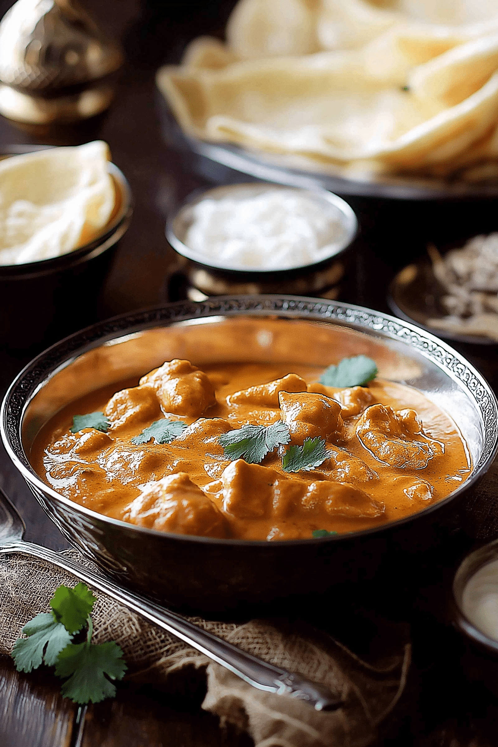 what to serve with butter chicken