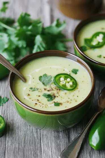 Cream of Jalapeño Soup