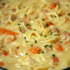 Crack Chicken Noodle Soup