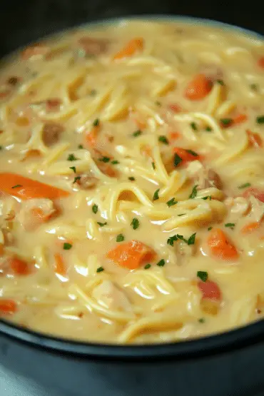 Crack Chicken Noodle Soup