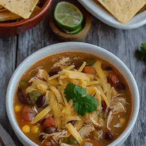 Crockpot Chicken Taco Soup