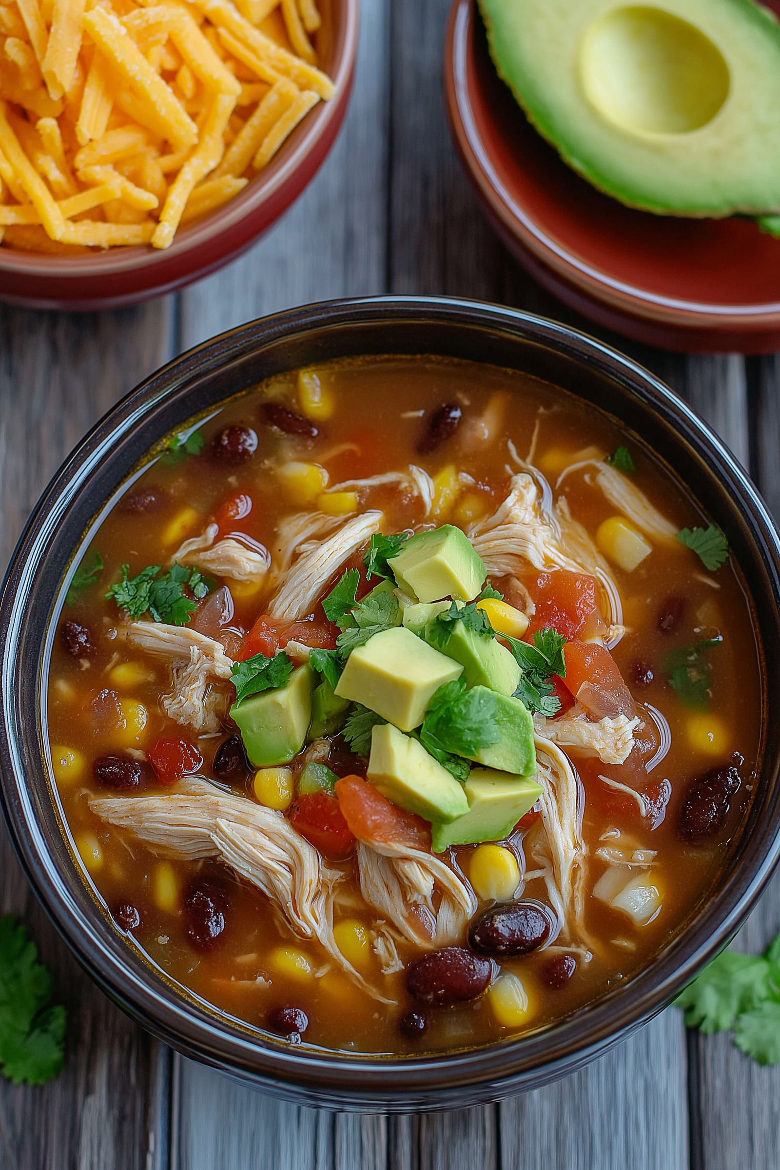 Crockpot Chicken Taco Soup