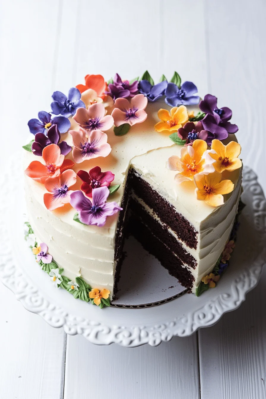 flower cake