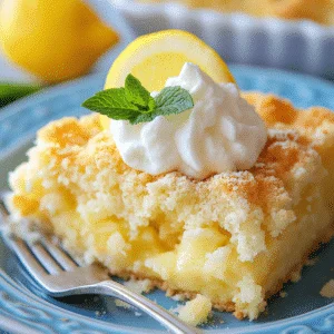 Lemon dump cake​