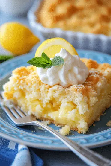 Lemon dump cake​