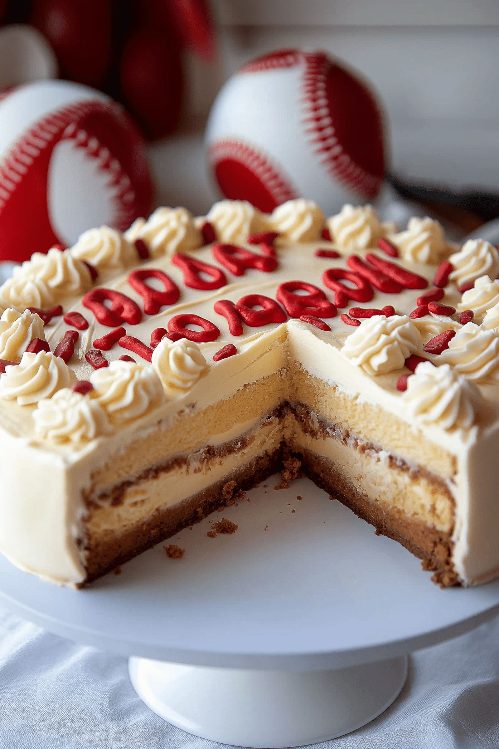 baseball cake