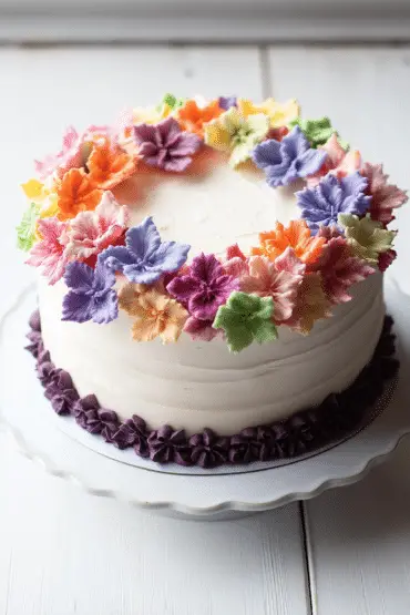 flower cake