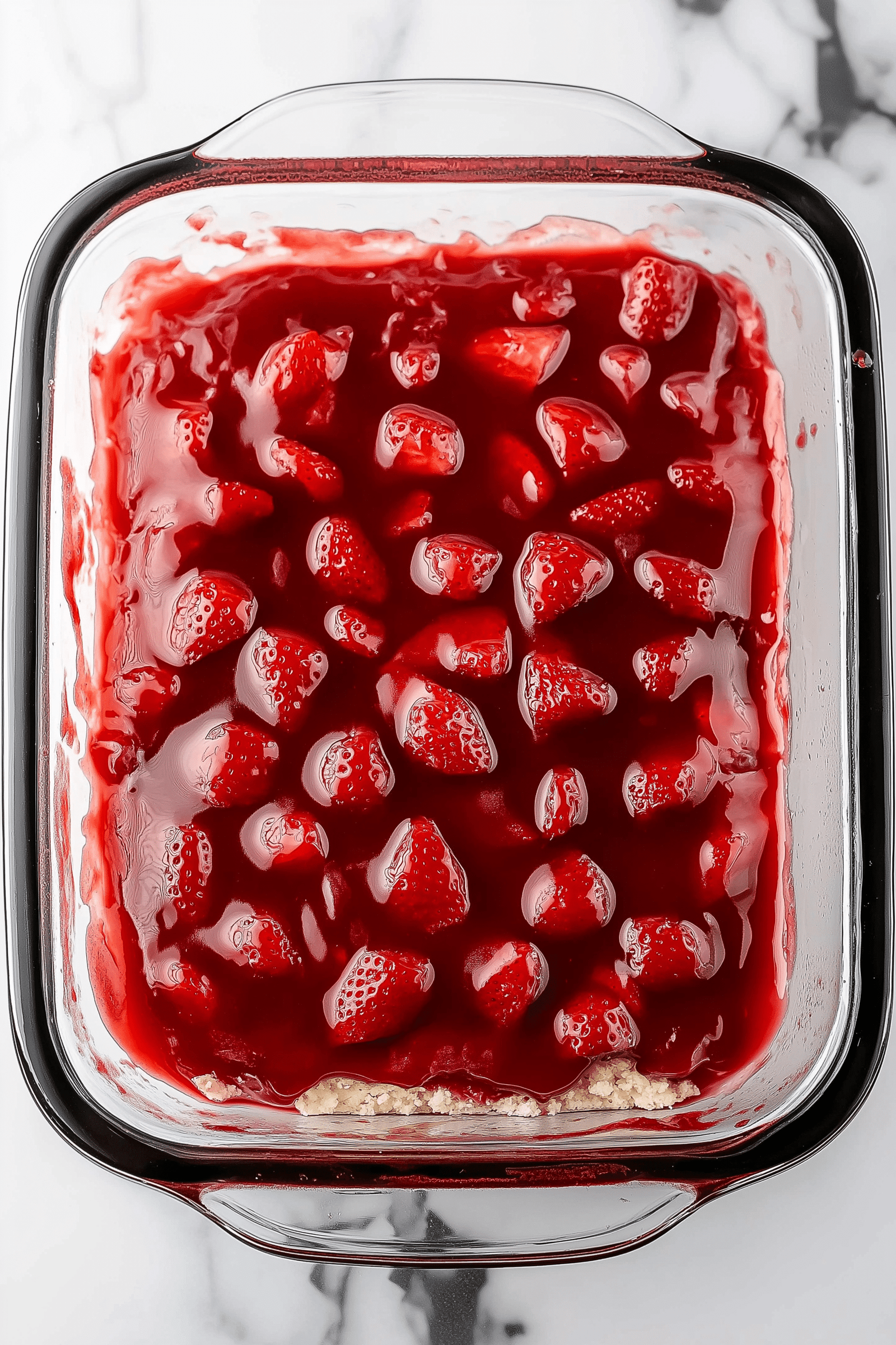 strawberry cheesecake dump cake​