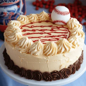 baseball cake