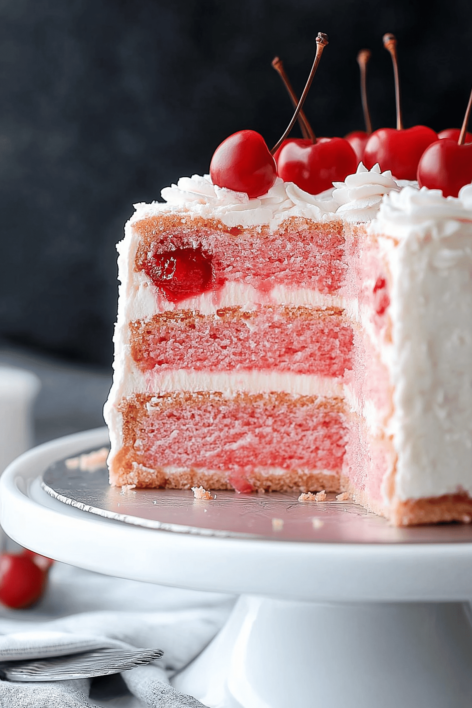 cherry chip cake​