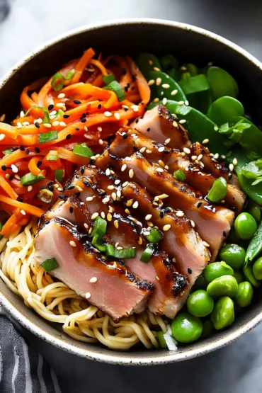 Asian Tuna Noodle Bowls