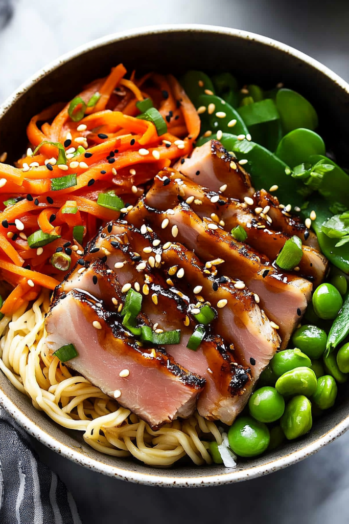 Asian Tuna Noodle Bowls