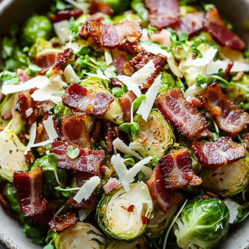 Bacon Brussels Sprout Salad