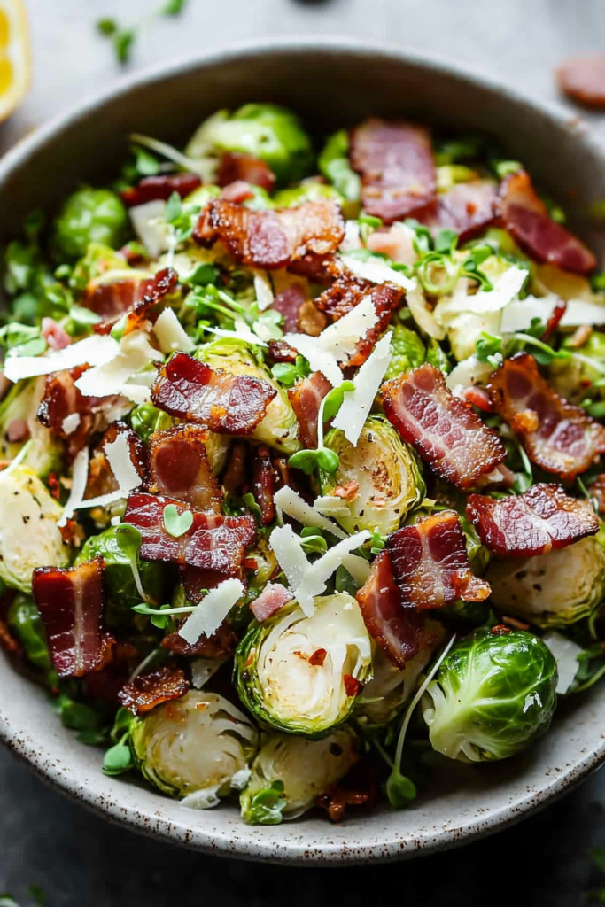 Bacon Brussels Sprout Salad