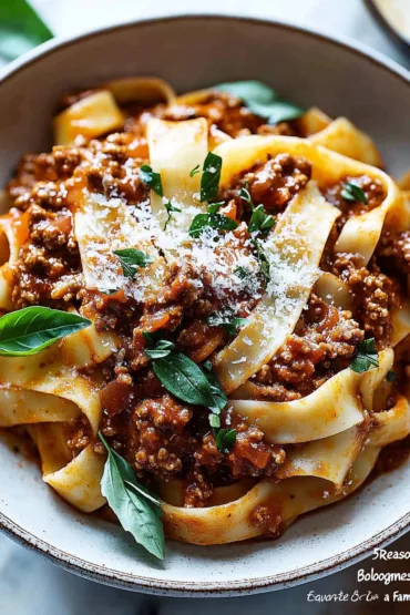 Bolognese Sauce Recipe