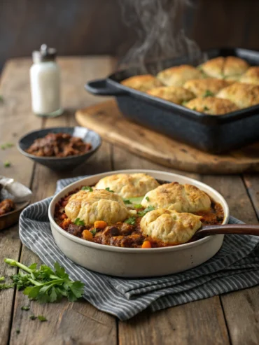 Cheddar Bay Ground Beef Cobbler