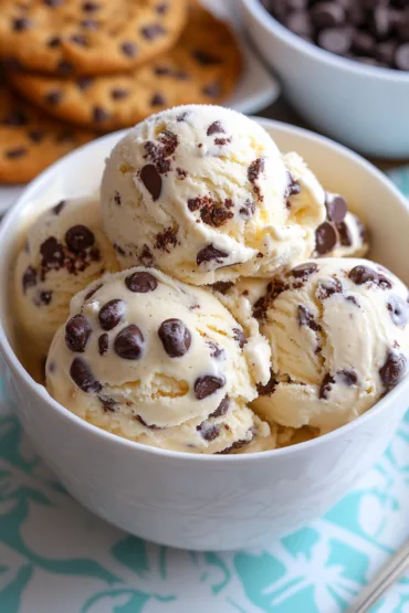 Chocolate Chip Cookie Dough Ice Cream