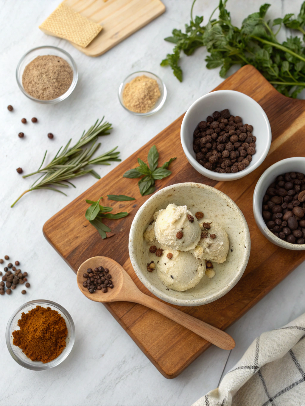 Chocolate Chip Cookie Dough Ice Cream ingredients