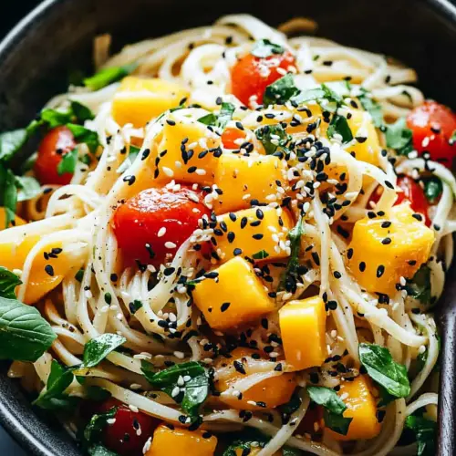 Coconut Mango Noodle Salad