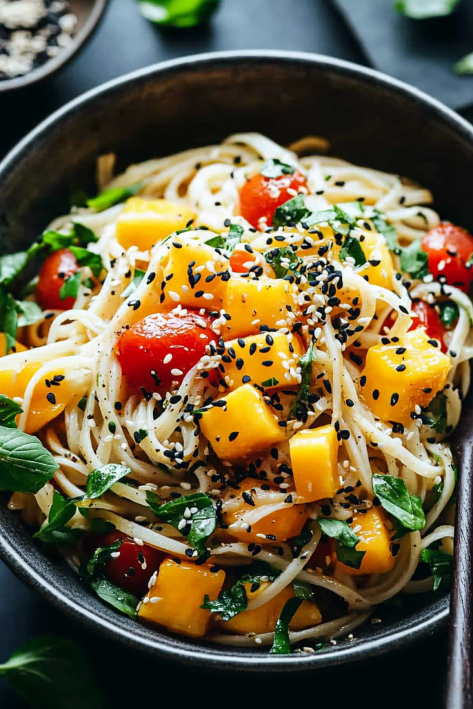 Coconut Mango Noodle Salad