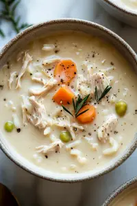 Creamy Chicken Rice Soup