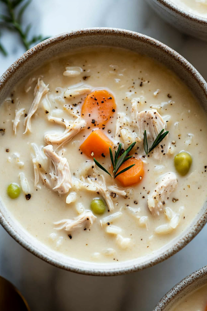 Creamy Chicken Rice Soup