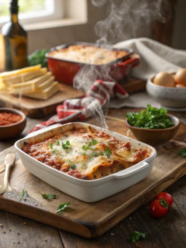 Easy & Cheesy Homemade Lasagna