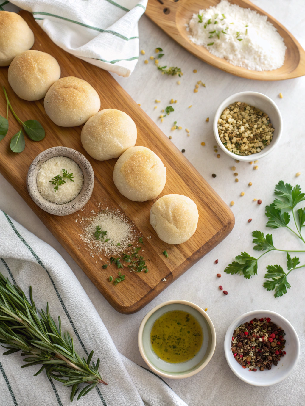 Garlic Bread Rolls ingredients