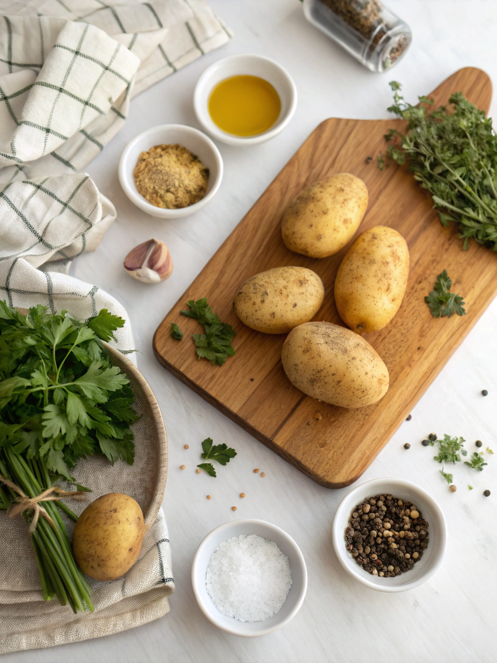 Hasselback Potatoes Recipe ingredients