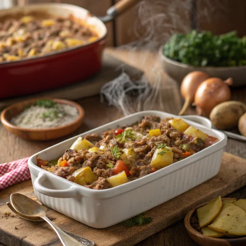 Hobo Casserole with Ground Beef & Potatoes – Quick & Delicious!