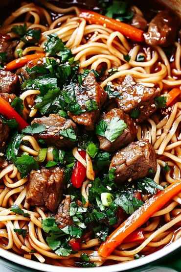 Korean Stir-Fry Noodles