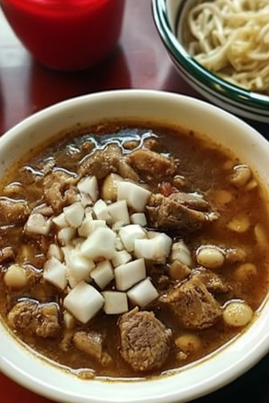 Mexican Posole Recipe Final Dish Presentation