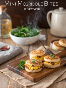 Mini McGriddle Bites | JustWorthi