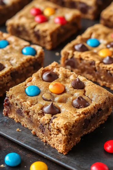Monster Cookie Bars