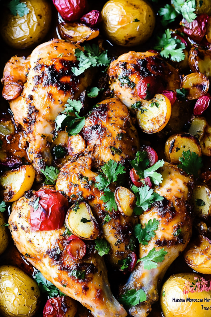 Moroccan Harissa Chicken Tray Bake