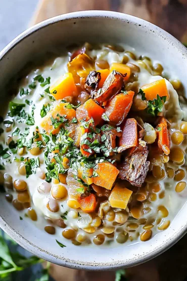 One-Pot Creamy Lentils