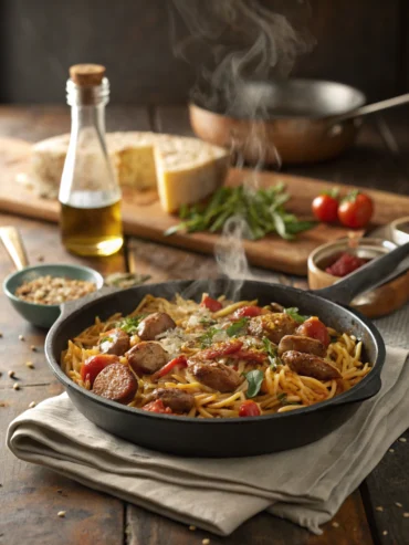 One-Pot Italian Sausage and Orzo Pasta for Busy Weeknights