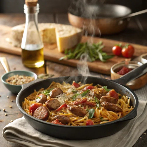 One-Pot Italian Sausage and Orzo Pasta for Busy Weeknights