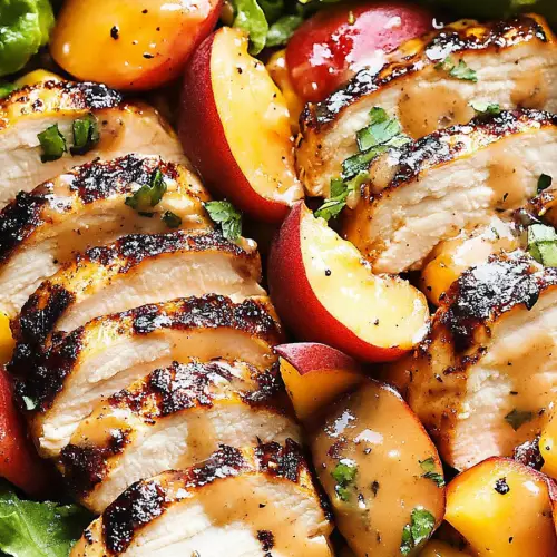 Peachy Maple Chicken Salad